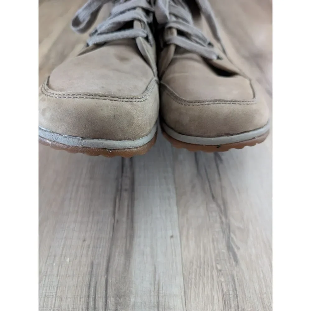 Chaco Barbary Gray Leather Casual Ankle Boots, Size 8 (S3) - Picture 6 of 9